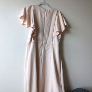 Blush Sharagano Dress with Loose Sleeves